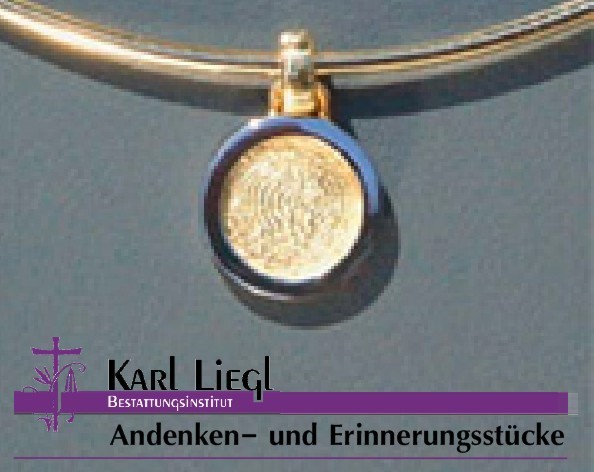 Liegl Bestattungsinstitut Mühldorf - Andenken- und Erinnerungsstücke - Fingerprint